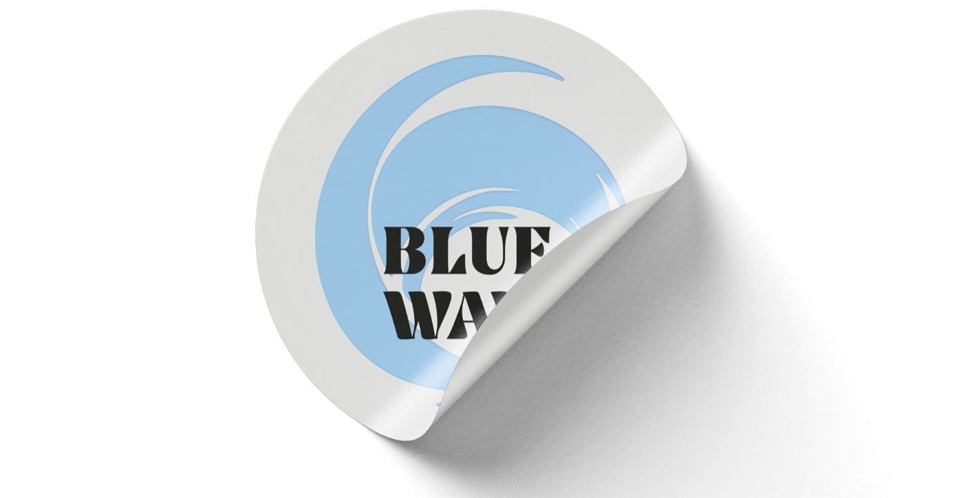 Blue Wave, bluesticker
