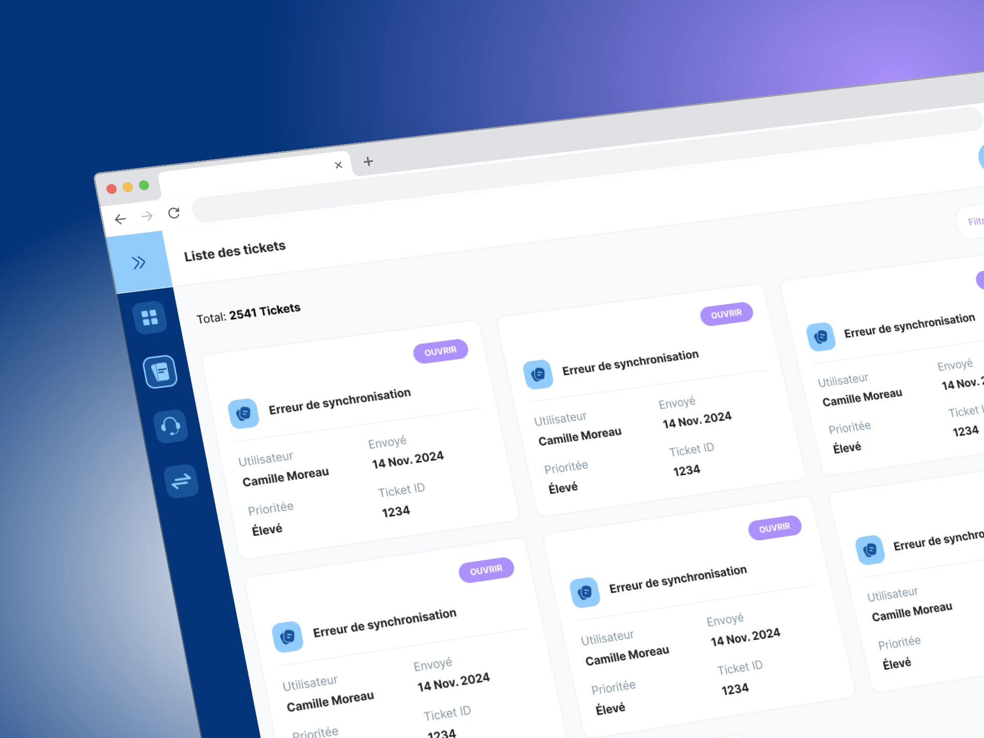Blue Wave, listing