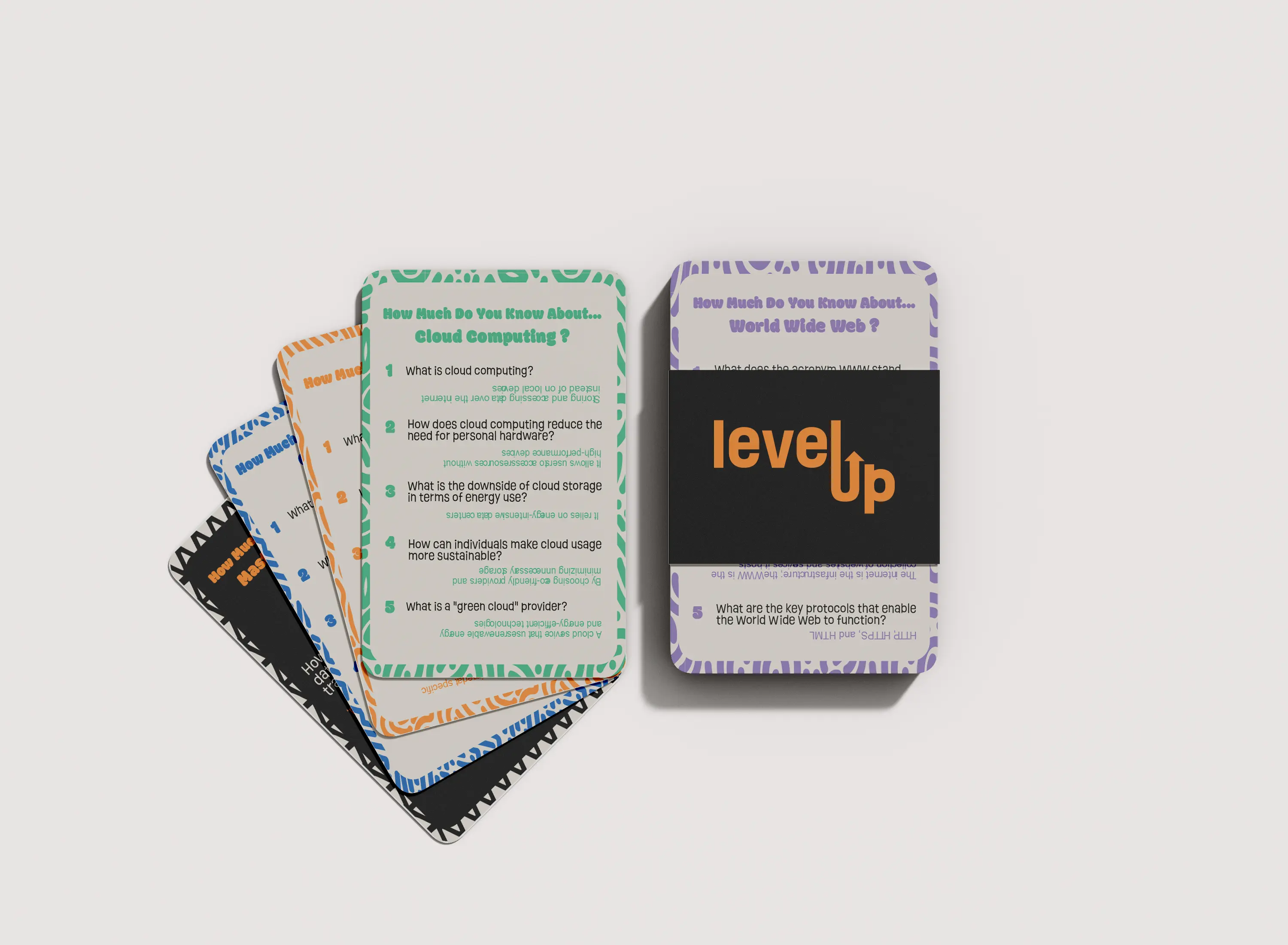 Level Up, cartes